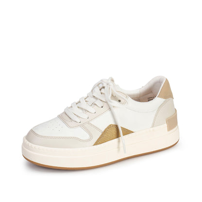 Yellow Box Footwear Signature | Oberlin Flatform Sneaker - Cream