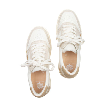 Yellow Box Footwear Signature | Oberlin Flatform Sneaker - Cream