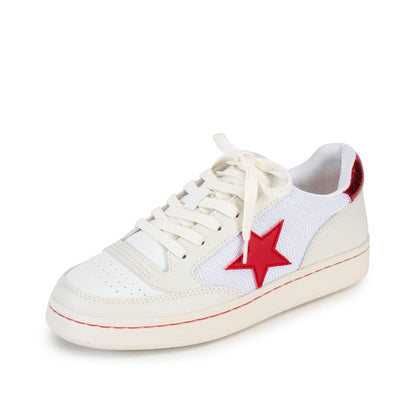 Yellow Box Footwear Recommended | Cardona Court Sneaker - White Red