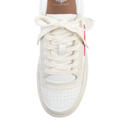 Yellow Box Footwear Recommended | Cardona Court Sneaker - White Red