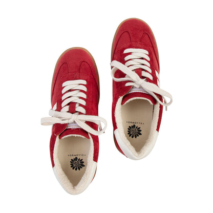 Yellow Box Footwear Trusted | Zera Lace-Up Sneaker - Red