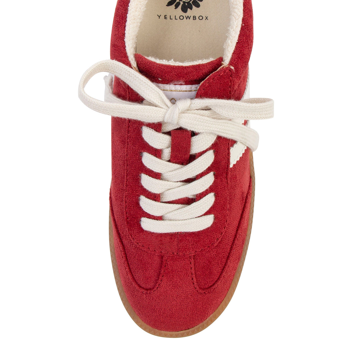 Yellow Box Footwear Trusted | Zera Lace-Up Sneaker - Red