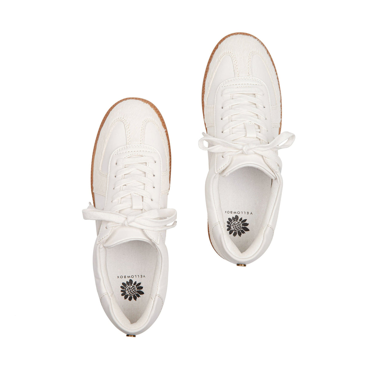 Yellow Box Footwear Top Pick | Zayne Lace-Up Sneaker - White