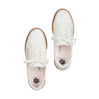 Yellow Box Footwear New | Mercer Mesh Flatform Sneaker - White