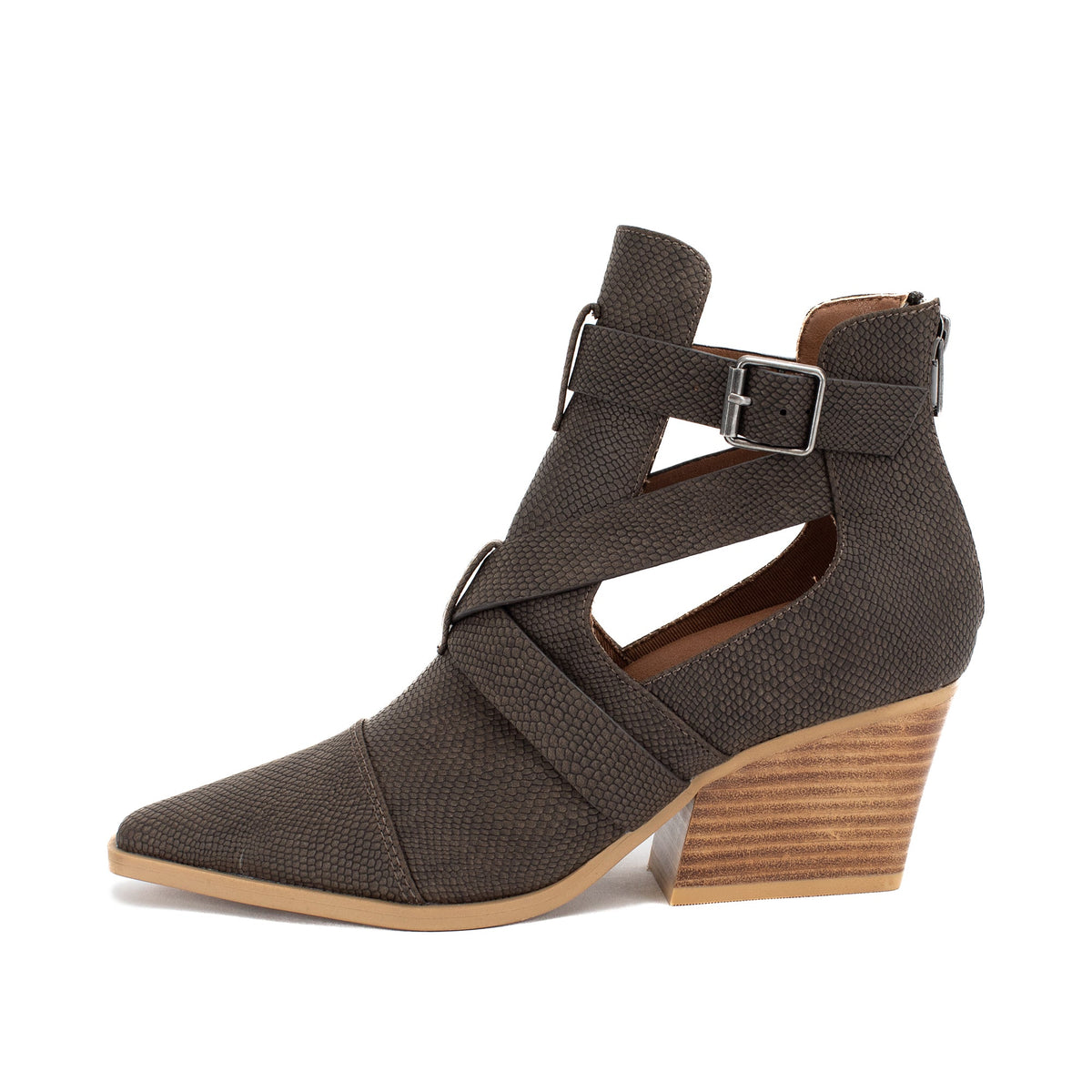 Yellow Box Footwear Deals | Canoly Cut-out Bootie - Gray
