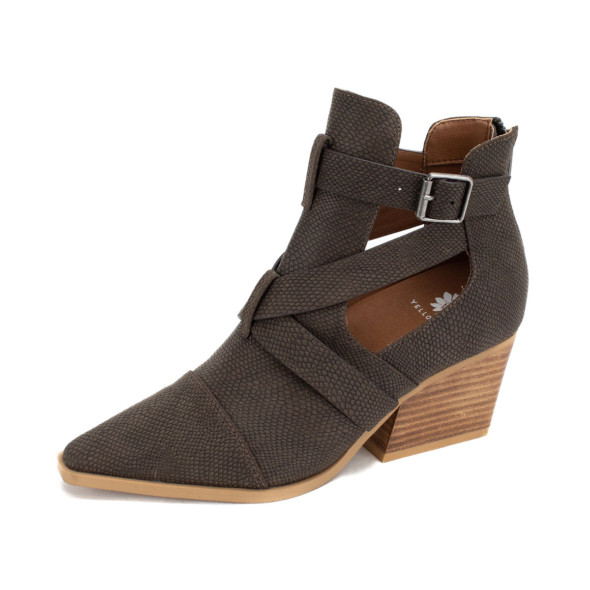 Yellow Box Footwear Deals | Canoly Cut-out Bootie - Gray