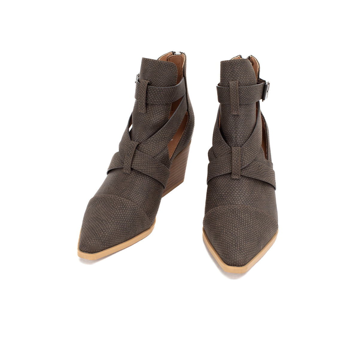 Yellow Box Footwear Deals | Canoly Cut-out Bootie - Gray