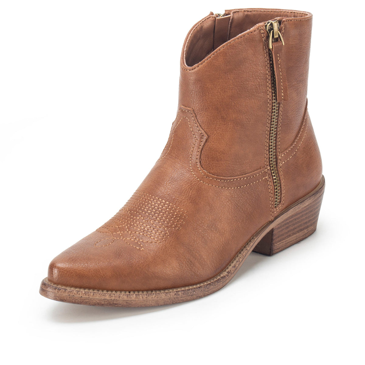 Yellow Box Footwear Great Value | Bernadette Western Bootie - Tan