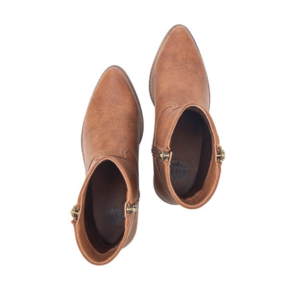 Yellow Box Footwear Great Value | Bernadette Western Bootie - Tan