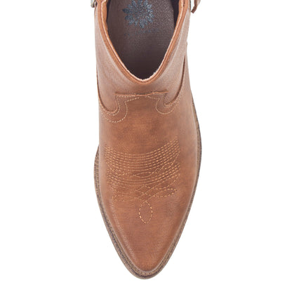 Yellow Box Footwear Great Value | Bernadette Western Bootie - Tan