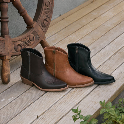 Yellow Box Footwear Great Value | Bernadette Western Bootie - Tan