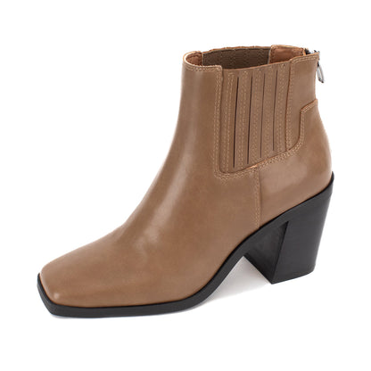 Yellow Box Footwear Popular | Milana Heeled Boot - Taupe