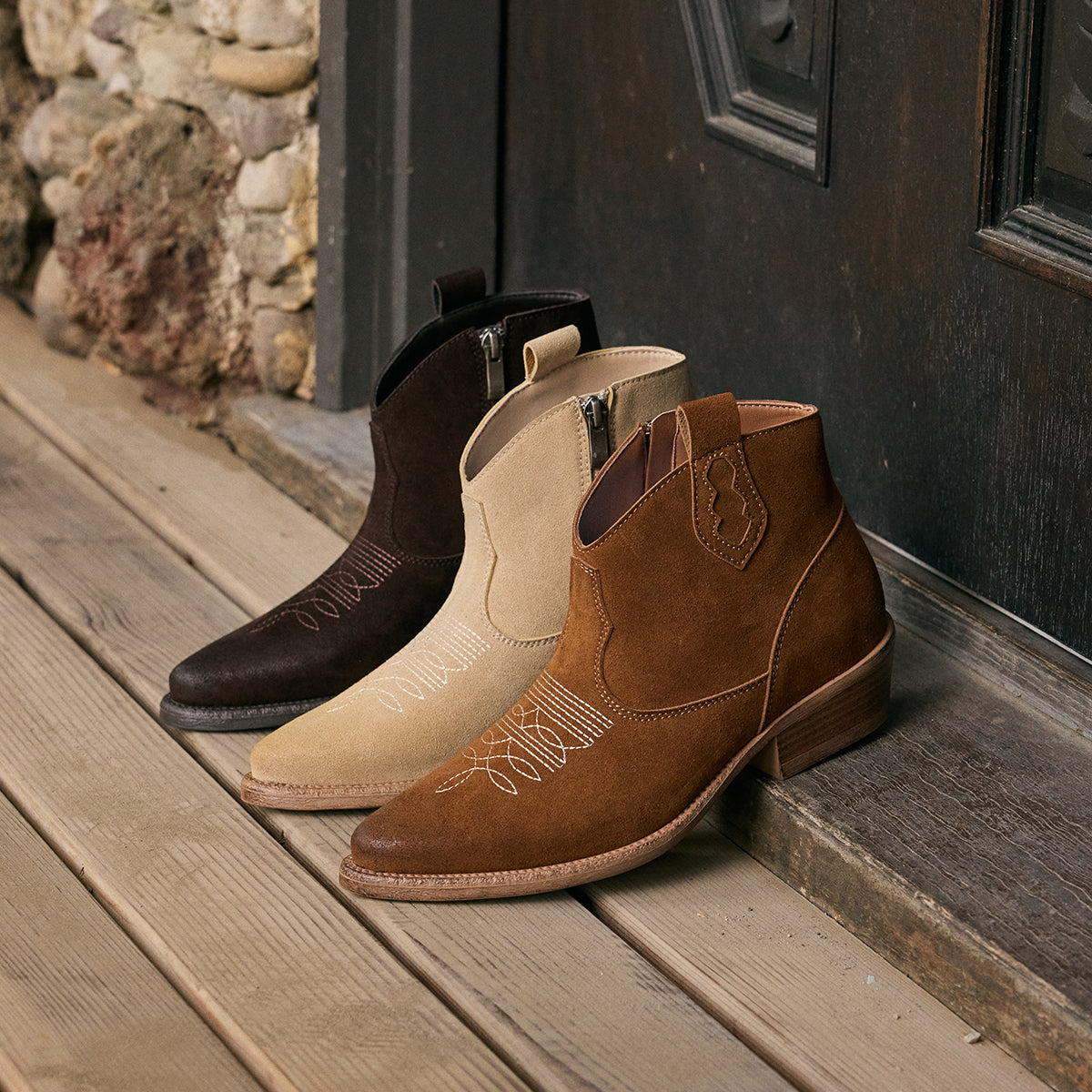 Yellow Box Footwear Deals | Burch Ankle Bootie - Natural