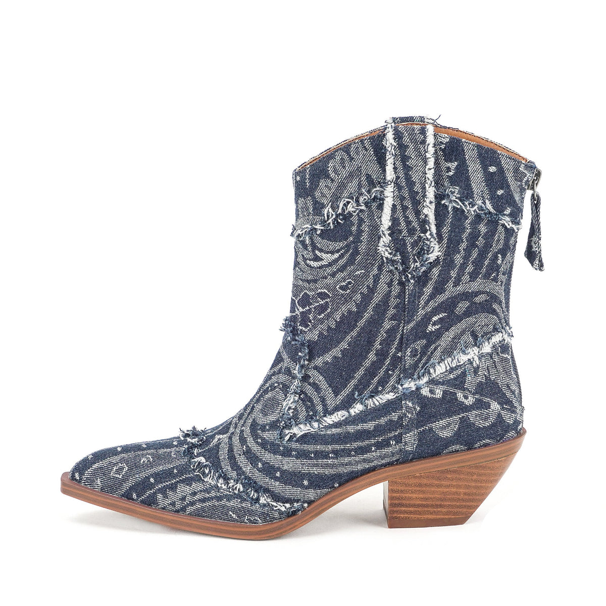 Yellow Box Footwear Customer Favorite | Lavinia Western Boot - Denim