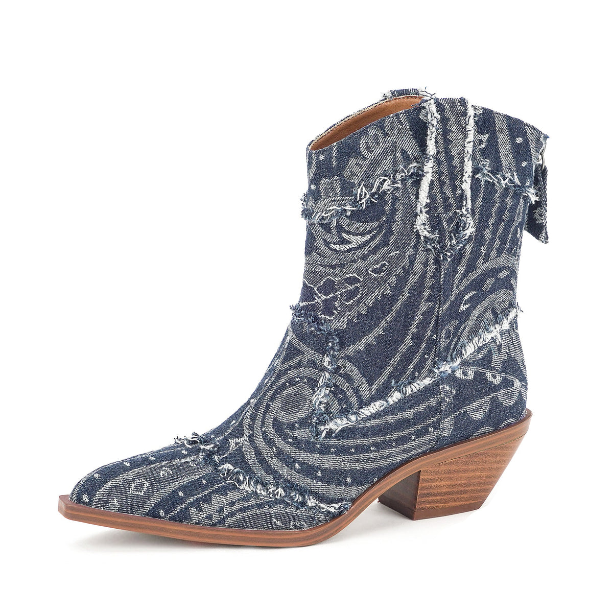 Yellow Box Footwear Customer Favorite | Lavinia Western Boot - Denim