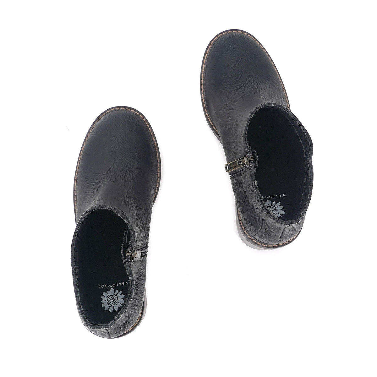 Yellow Box Footwear Signature | Alexis Wedge Ankle Boot - Black