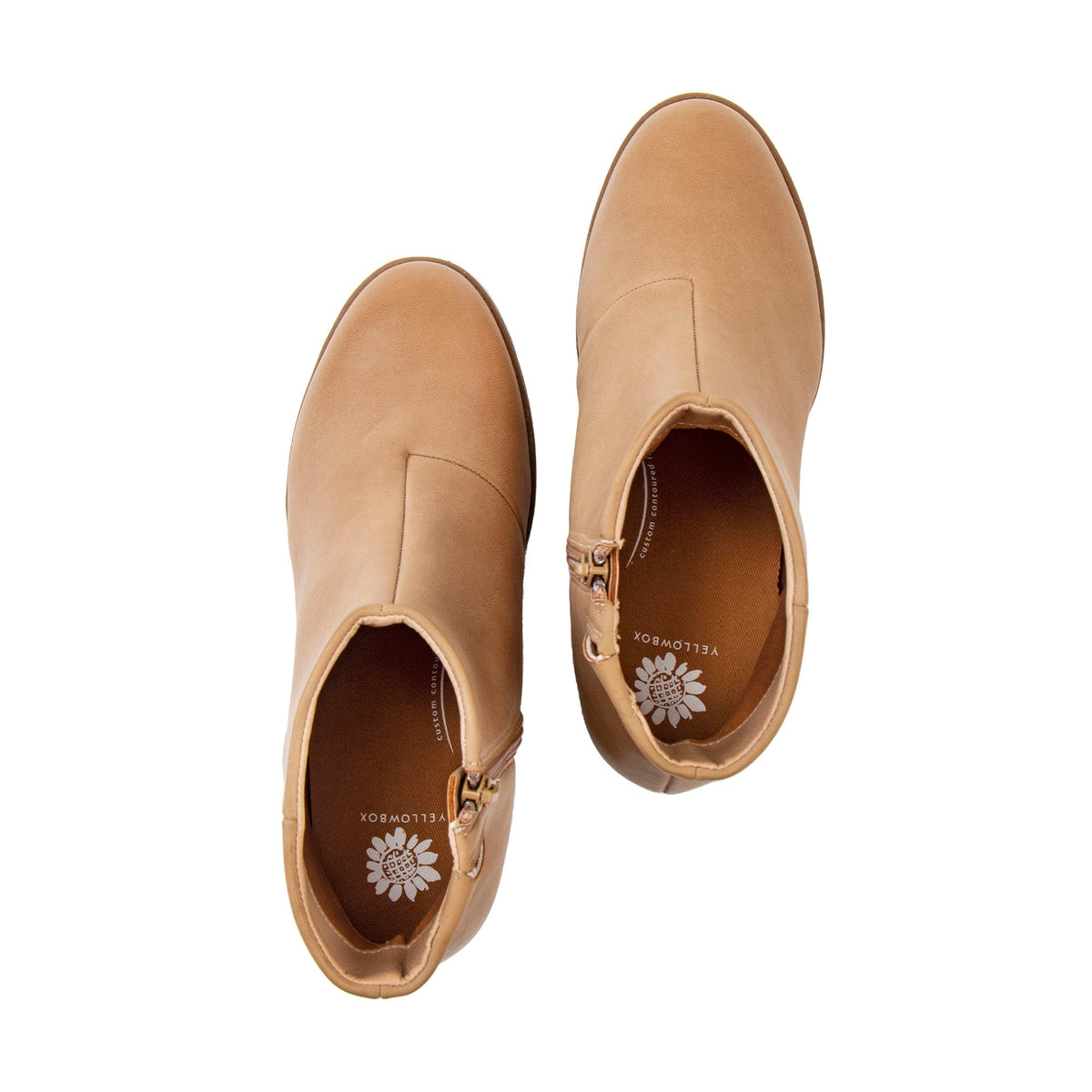 Yellow Box Footwear Best Price | Adora Wedge Boot - Natural