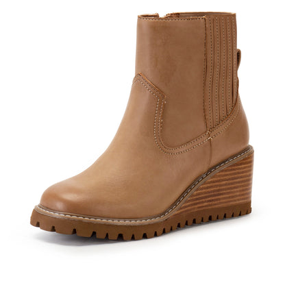 Yellow Box Footwear Quality | Immix Wedge Boot - Natural