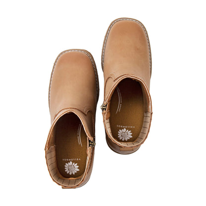 Yellow Box Footwear Quality | Immix Wedge Boot - Natural