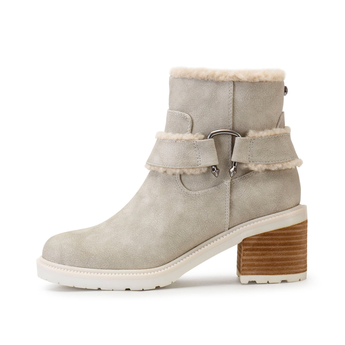 Yellow Box Footwear Value | Bangle Shearling Bootie - Taupe