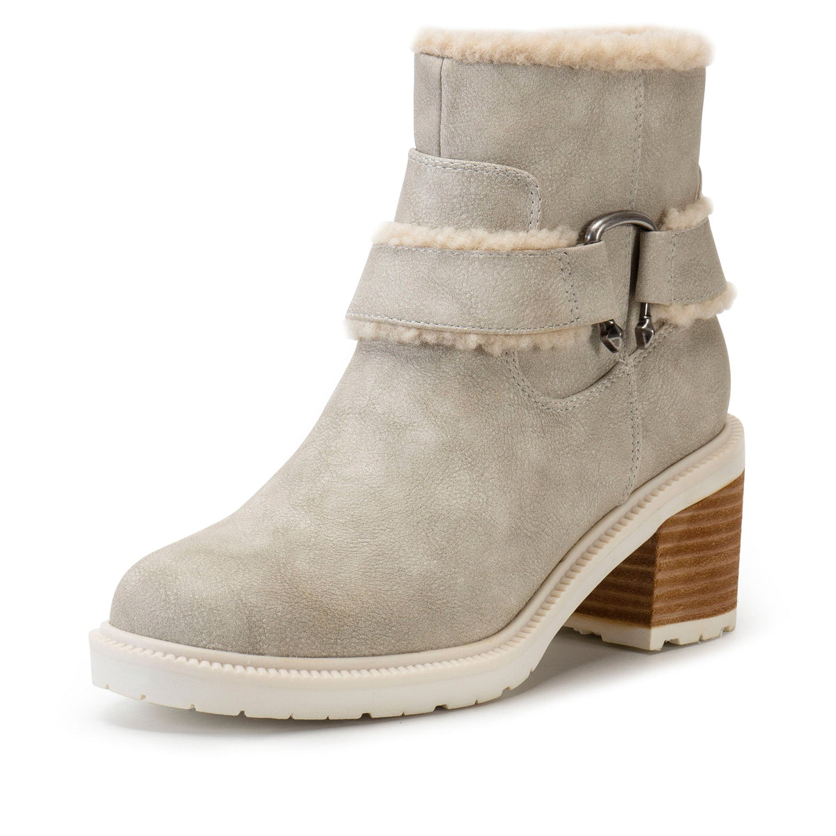 Yellow Box Footwear Value | Bangle Shearling Bootie - Taupe