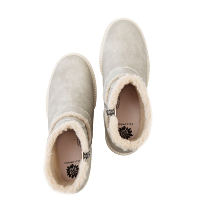 Yellow Box Footwear Value | Bangle Shearling Bootie - Taupe
