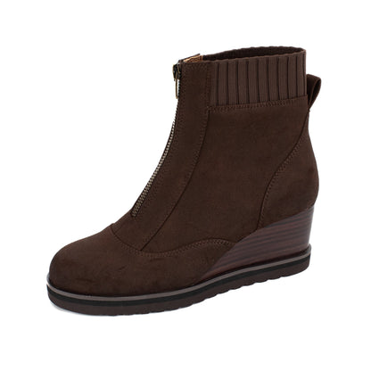 Yellow Box Footwear Essential | Corado Wedge Boot - Brown