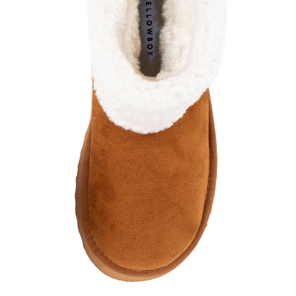 Yellow Box Footwear Trusted | Hiraya Shearling Flatform Boot - Chestnut