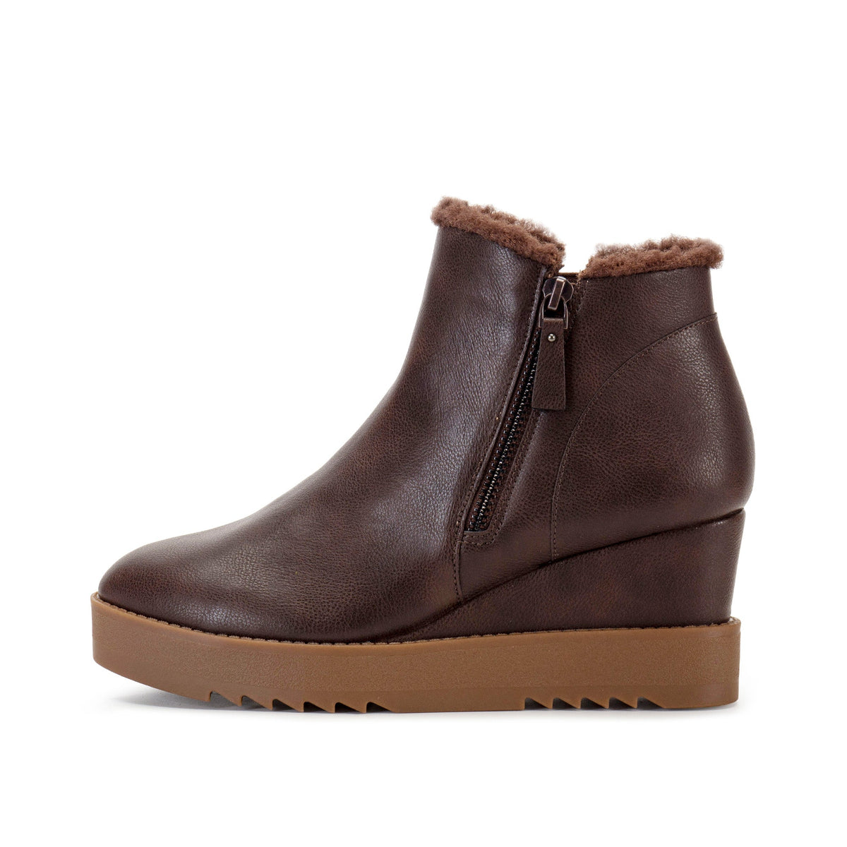 Yellow Box Footwear Customer Favorite | Analia Shearling Boot - Chocolate