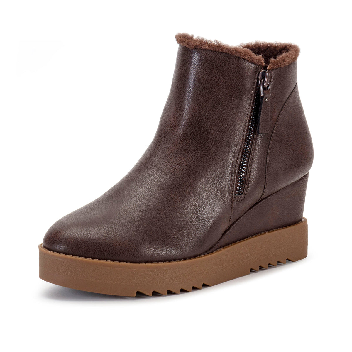 Yellow Box Footwear Customer Favorite | Analia Shearling Boot - Chocolate