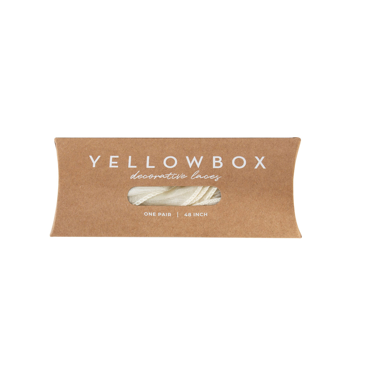 Yellow Box Footwear Premium | Organza Ruffled Shoelaces