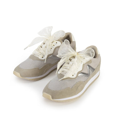 Yellow Box Footwear Premium | Organza Ruffled Shoelaces