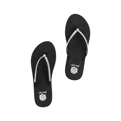 Yellow Box Footwear Sale | Custard Wedge Sandal - Black