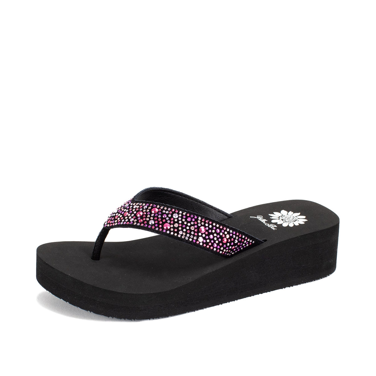 Yellow Box Footwear Deals | Africa Wedge Sandal - Purple Multi