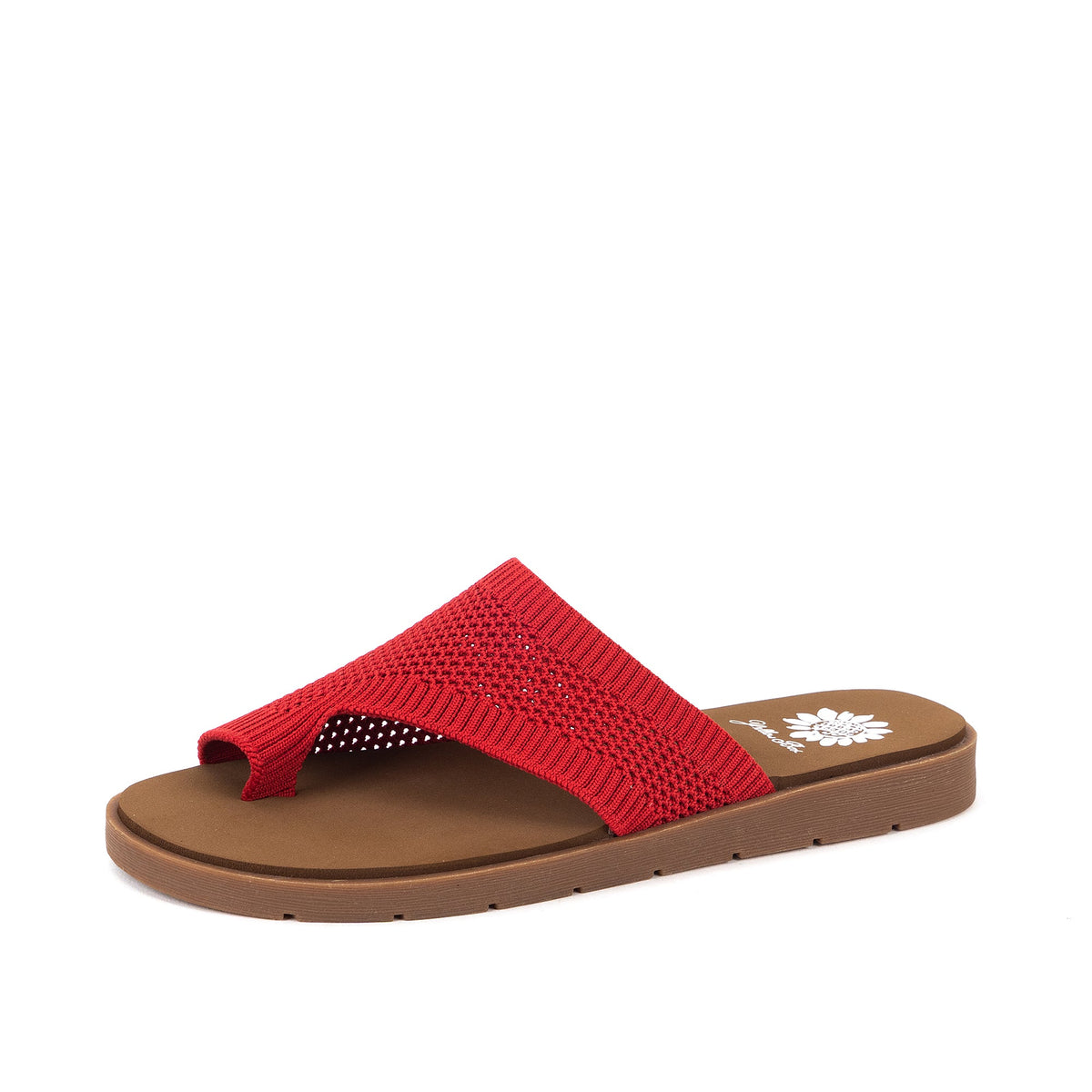 Yellow Box Footwear Value | Feeza Knit Sandal - Red