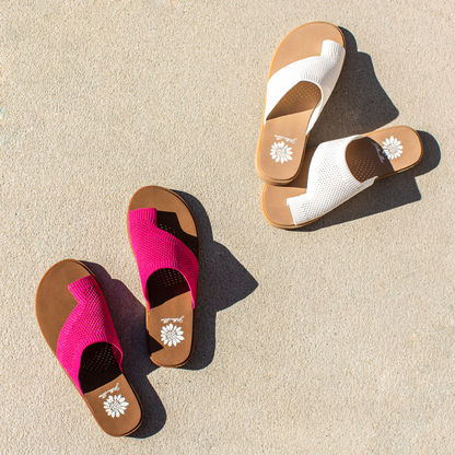Yellow Box Footwear Value | Feeza Knit Sandal - Red