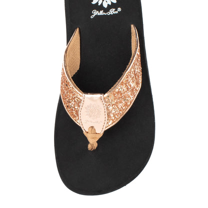Yellow Box Footwear Quality | Feliks Flip Flop - Rose Gold
