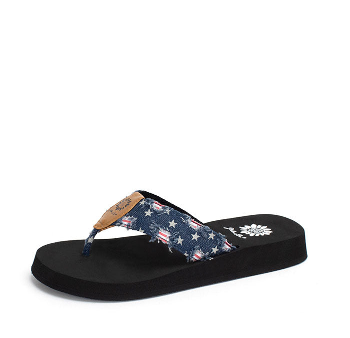 Yellow Box Footwear Sale | Firework Flip Flop - Navy