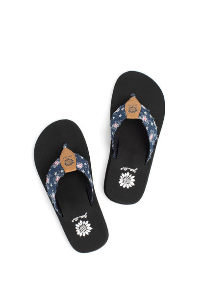 Yellow Box Footwear Sale | Firework Flip Flop - Navy