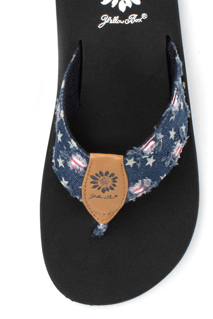Yellow Box Footwear Sale | Firework Flip Flop - Navy