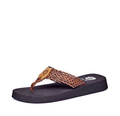 Yellow Box Footwear Top Pick | Wally Flip Flop - Tan