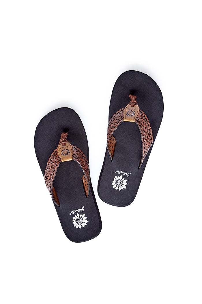 Yellow Box Footwear Top Pick | Wally Flip Flop - Tan