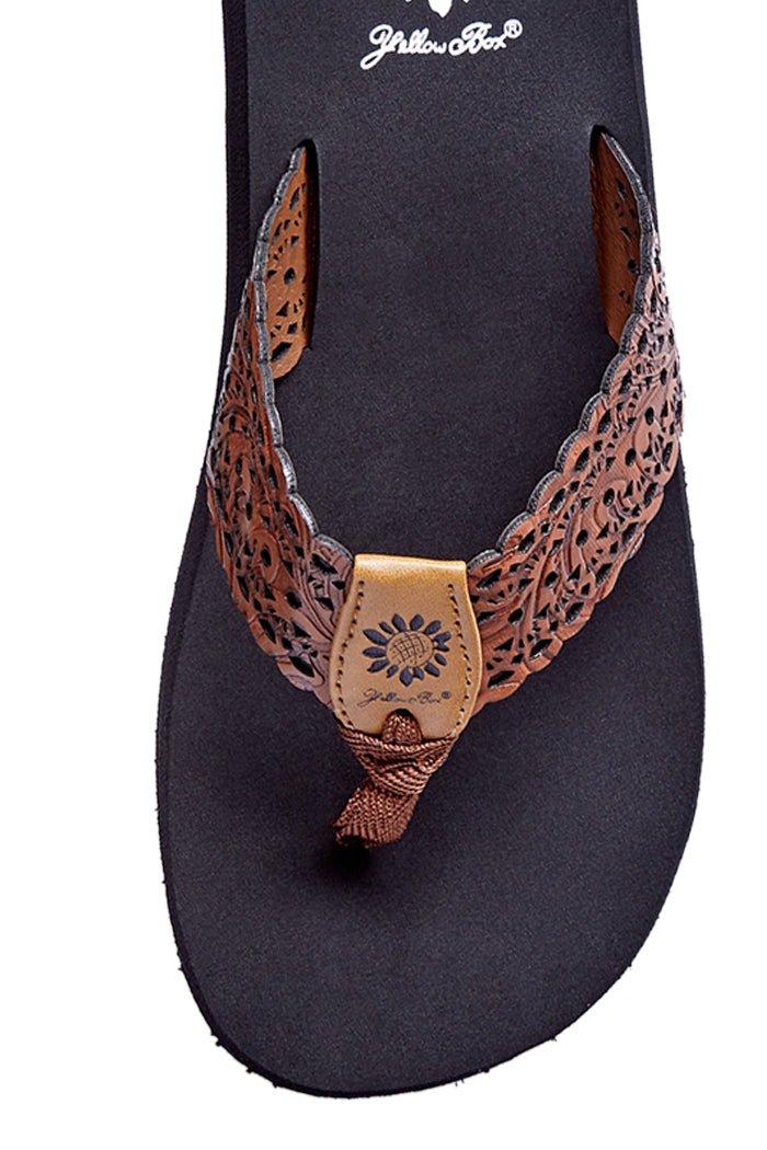 Yellow Box Footwear Top Pick | Wally Flip Flop - Tan