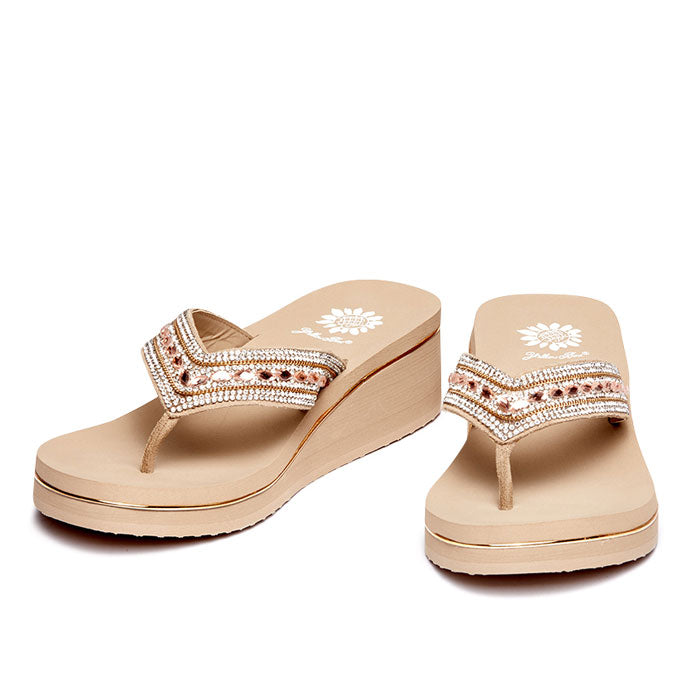 Yellow Box Footwear Value | Marcy Wedge Sandal - Taupe