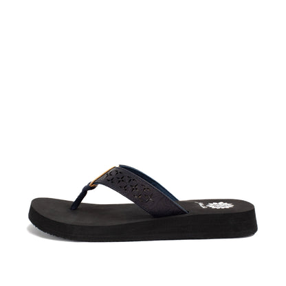 Yellow Box Footwear Classic | Benji Flip Flop - Navy