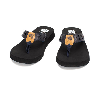 Yellow Box Footwear Classic | Benji Flip Flop - Navy