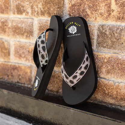 Yellow Box Footwear Best Seller | Naseeba Flip Flop - Black
