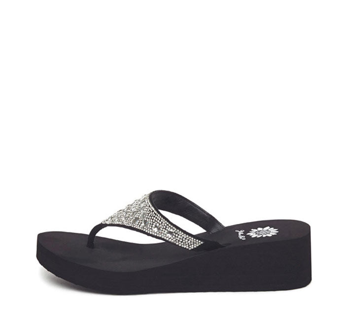 Yellow Box Footwear Trending | Birder Wedge Sandal - Clear