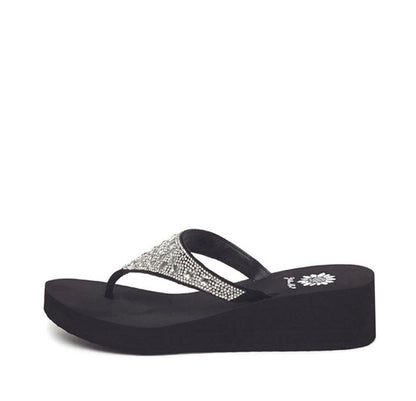 Yellow Box Footwear Trending | Birder Wedge Sandal - Clear