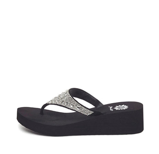 Yellow Box Footwear Trending | Birder Wedge Sandal - Clear
